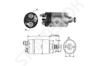Solenoid Relay starter ZM 1SL0068421