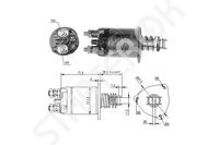 Solenoid Relay starter ZM 1SL0068426