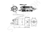 Solenoid Relay starter ZM 1SL0068428