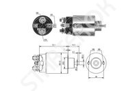 Solenoid Relay starter ZM 1SL0068451