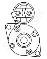 Starter CARGO 114878 for Jeep Commander  3.0 CRD [EXL]  04.2006&nbsp;-&nbsp;