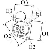 Starter CARGO 114885 for Mazda 626  2.0 12V (GD)[FE]  09.1987 - 05.1992